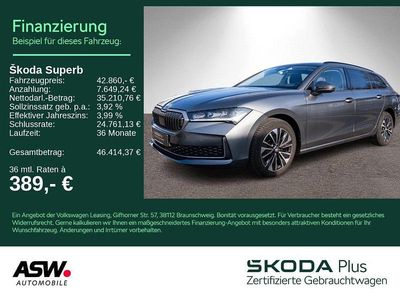 Gebraucht Skoda Superb Selection 193 PS (141 kW) 2025 Graphitegrau metallic Kombi