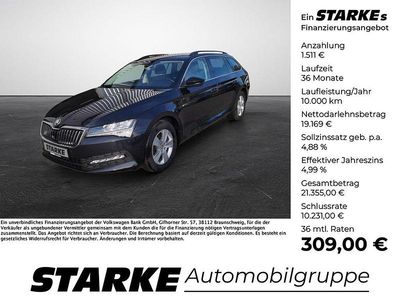 Gebraucht Skoda Superb Ambition 150 PS (110 kW) 2022 Blackmagic perleffekt Kombi