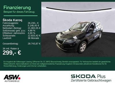 Schwarzmagic perleffekt Gebraucht 2021 Skoda Karoq Clever SUV | 26.230 € (Fairer Preis)