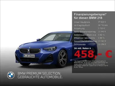 Gebraucht BMW 218 M Sport 156 PS (114 kW) 2025 Blau Coupé