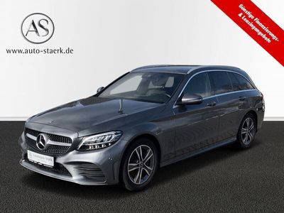 gebraucht Mercedes C200 T d 2xAMG+LED+Navi+Kamera+Leder+Apple