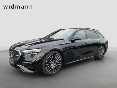 Gebraucht Mercedes E220 AMG line 197 PS (144 kW) 2026 Metalliclack obsidianschwarz Kombi