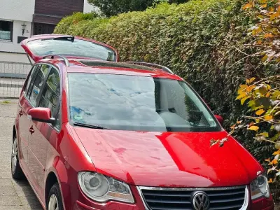 Gebraucht VW Touran 102 PS (75 kW) 2007 Rot Van / Kleinbus
