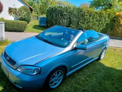 Gebraucht Opel Astra Cabriolet 101 PS (74 kW) 2003 Silber Cabrio