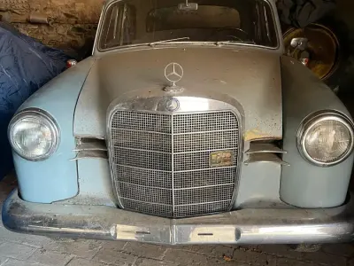Brugt Mercedes 180 68 HK (50 kW) 1961 Blå Sedan