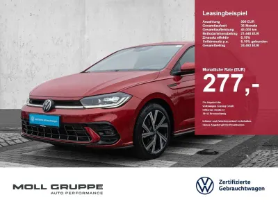 Gebraucht VW Polo R-line 110 PS (80 kW) 2022 Rot Kleinwagen