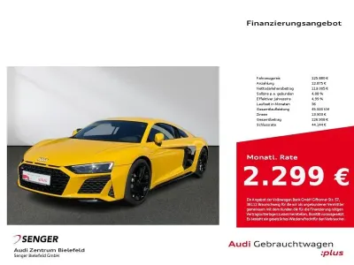 Brugt Audi R8 Coupé Ambiente 540 HK (397 kW) 2021 Gul Coupe