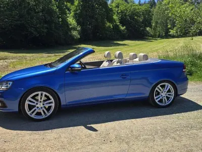 Gebraucht VW Eos Sportline 211 PS (155 kW) 2012 Blau Cabrio