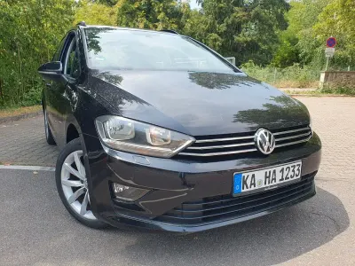Gebraucht VW Golf Sportsvan 125 PS (91 kW) 2018 Schwarz Van / Kleinbus