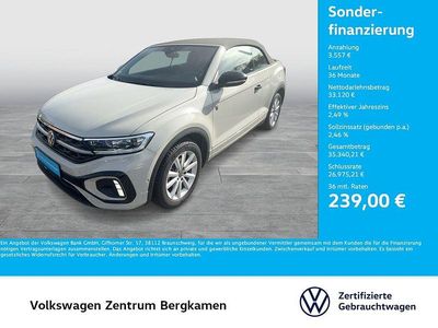 Usata VW T-Roc Cabriolet Karmann 150 CV (110 kW) 2025 Grigio Cabrio