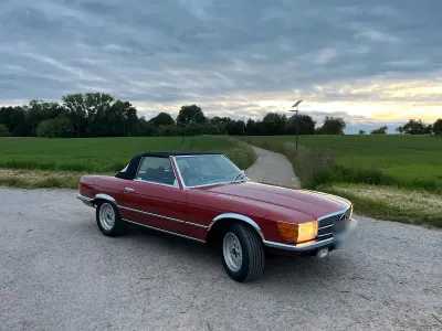 Gebraucht Mercedes SL350 200 PS (147 kW) 1971 Rot Cabrio