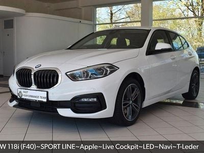 Usata BMW 118 Sport Line 136 CV (100 kW) 2021 Bianco Utilitaria
