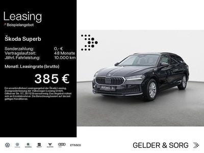 Second-hand Skoda Superb Essence 150 CP (110 kW) 2025 Negru Break
