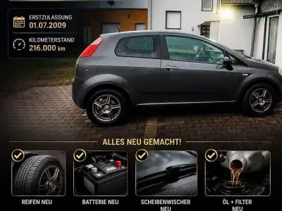 Gebraucht Fiat Grande Punto Dynamic 77 PS (56 kW) 2009 Kleinwagen