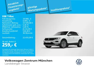 Gebraucht VW T-Roc Sportline 150 PS (110 kW) 2020 Weiß SUV