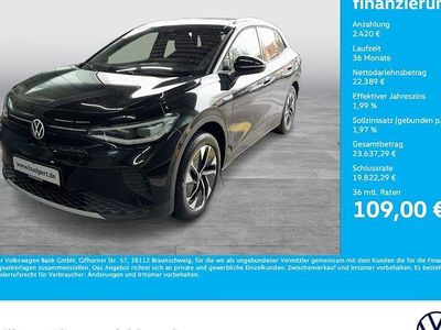 Gebraucht VW ID.4 Pure 125 kW (170 PS) 2022 Schwarz SUV