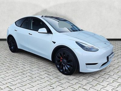 Gebraucht Tesla Model Y Performance 392 kW (534 PS) 2022 Pearl white multicoat SUV