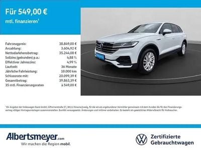 Gebraucht VW Touareg Basis 231 PS (169 kW) 2020 Weiß SUV