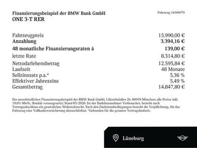 Gebraucht Mini ONE 102 PS (75 kW) 2020 Moonwalk grey (grau) Kleinwagen