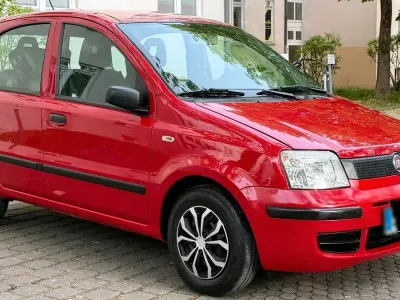 Usata Fiat Panda 2009 Rosso Utilitaria