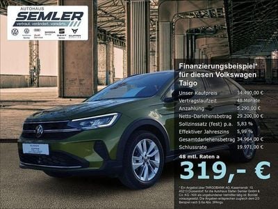 Nuova VW Taigo R 116 CV (85 kW) 2025 Verde SUV