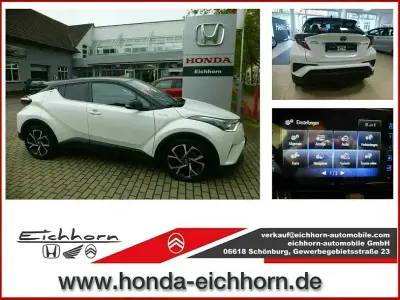 Gebraucht Toyota C-HR 122 PS (89 kW) 2017 White pearl (070)/ black (202) SUV