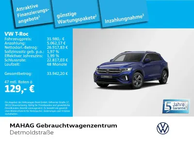 Brugt VW T-Roc R-line 150 HK (110 kW) 2025 Blå SUV