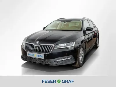 Gebraucht Skoda Superb Ambition 150 PS (110 kW) 2021 Schwarz Kombi