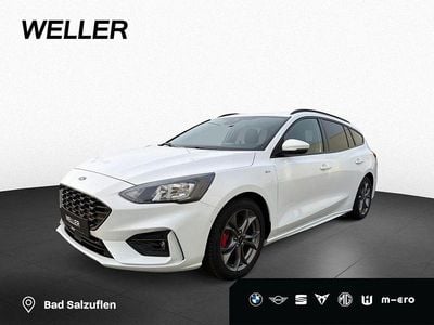 Gebraucht Ford Focus ST-Line 125 PS (91 kW) 2022 Frostweiß (weiß) Kombi