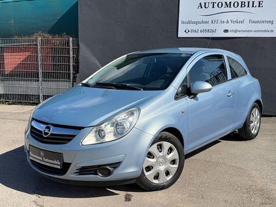 Gebraucht Opel Corsa Edition 80 PS (58 kW) 2008 Blau Kleinwagen
