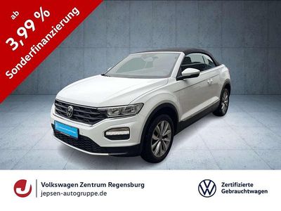 Gebraucht VW T-Roc Cabriolet Style 150 PS (110 kW) 2021 Schwarz Cabrio