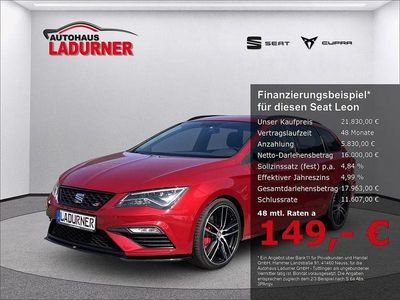 Usata Seat Leon ST 4Drive 300 CV (220 kW) 2018 Rosso Station wagon