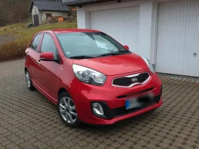 Brugt Kia Picanto Platinum 86 HK (63 kW) 2015 Rød Hatchback