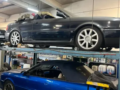 Gebraucht Audi 80 133 PS (97 kW) 1992 Blau Cabrio
