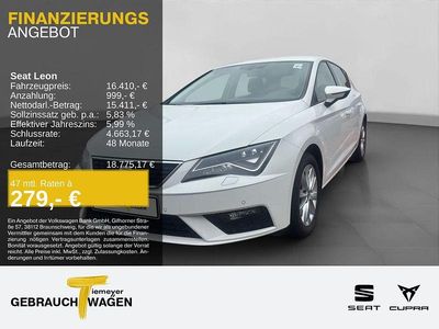 Gebraucht Seat Leon Style 131 PS (96 kW) 2020 Weiß Limousine