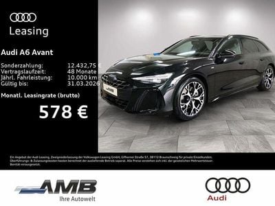 Grün Neu 2025 Audi A6 S-Line Kombi | 71.440 € (Superpreis)