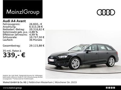 Schwarz Gebraucht 2021 Audi A4 Ambiente Kombi | 25.960 € (Guter Preis)