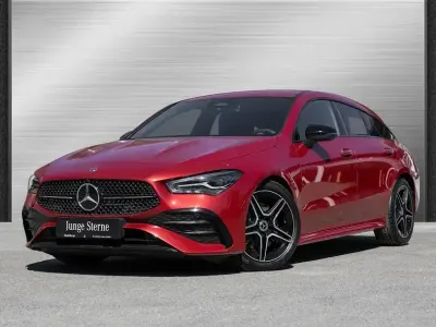 Brugt Mercedes CLA200 Shooting Brake AMG 163 HK (119 kW) 2025 Rød Stationcar