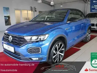 Brugt VW T-Roc Cabriolet R-line 150 HK (110 kW) 2020 Blå Cabriolet