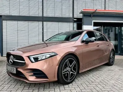Brugt Mercedes A200 AMG line 163 HK (119 kW) 2022 Guld Sedan