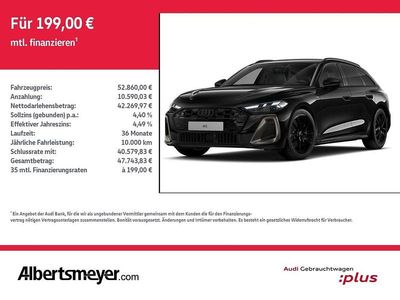 Schwarz Gebraucht 2025 Audi A5 Ambiente Kombi | 52.860 € (Guter Preis)