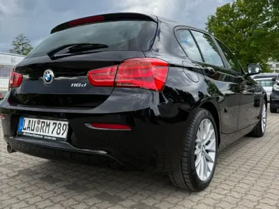 Gebraucht BMW 116 2016 Schwarz Kleinwagen