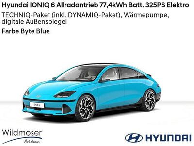 gebraucht Hyundai Ioniq 6 ⚡ Allradantrieb 774kWh Batt. 325PS Elektro ⏱ Sofort verfügbar! ✔️ mit 3 Zusatz-Paketen