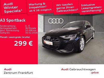 Schwarz Gebraucht 2025 Audi A3 S-Line Limousine | 33.730 € (Superpreis)