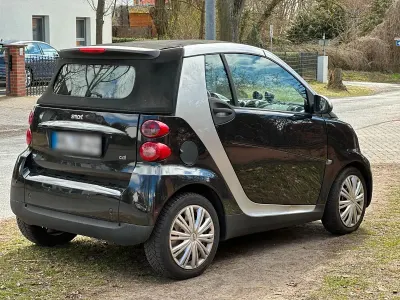 Brugt Smart ForTwo Cabrio 45 HK (33 kW) 2007 Sort Cabriolet