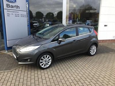 Gebraucht Ford Fiesta Titanium 125 PS (91 kW) 2017 Magneticgrau (metallic) Kleinwagen