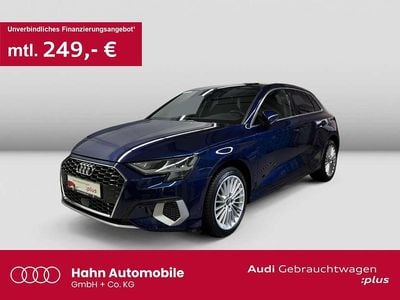 Brugt Audi A3 Advanced 150 HK (110 kW) 2022 Blå Sedan