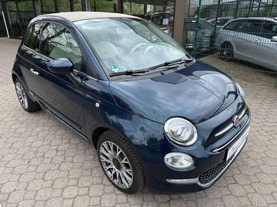 Begagnad Fiat 500C Lounge 69 HK (50 kW) 2019 Blå Cab