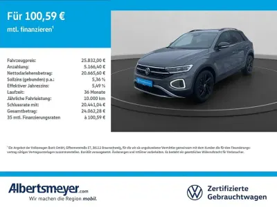 Gebraucht VW T-Roc Style 116 PS (85 kW) 2025 Grau SUV
