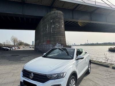 Gebraucht VW T-Roc Cabriolet Style 150 PS (110 kW) 2021 Weiß Cabrio